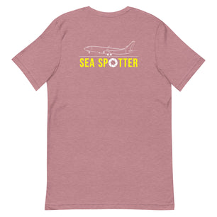 SEA Airplane Spotting Adult Unisex Short Sleeve T-shirt