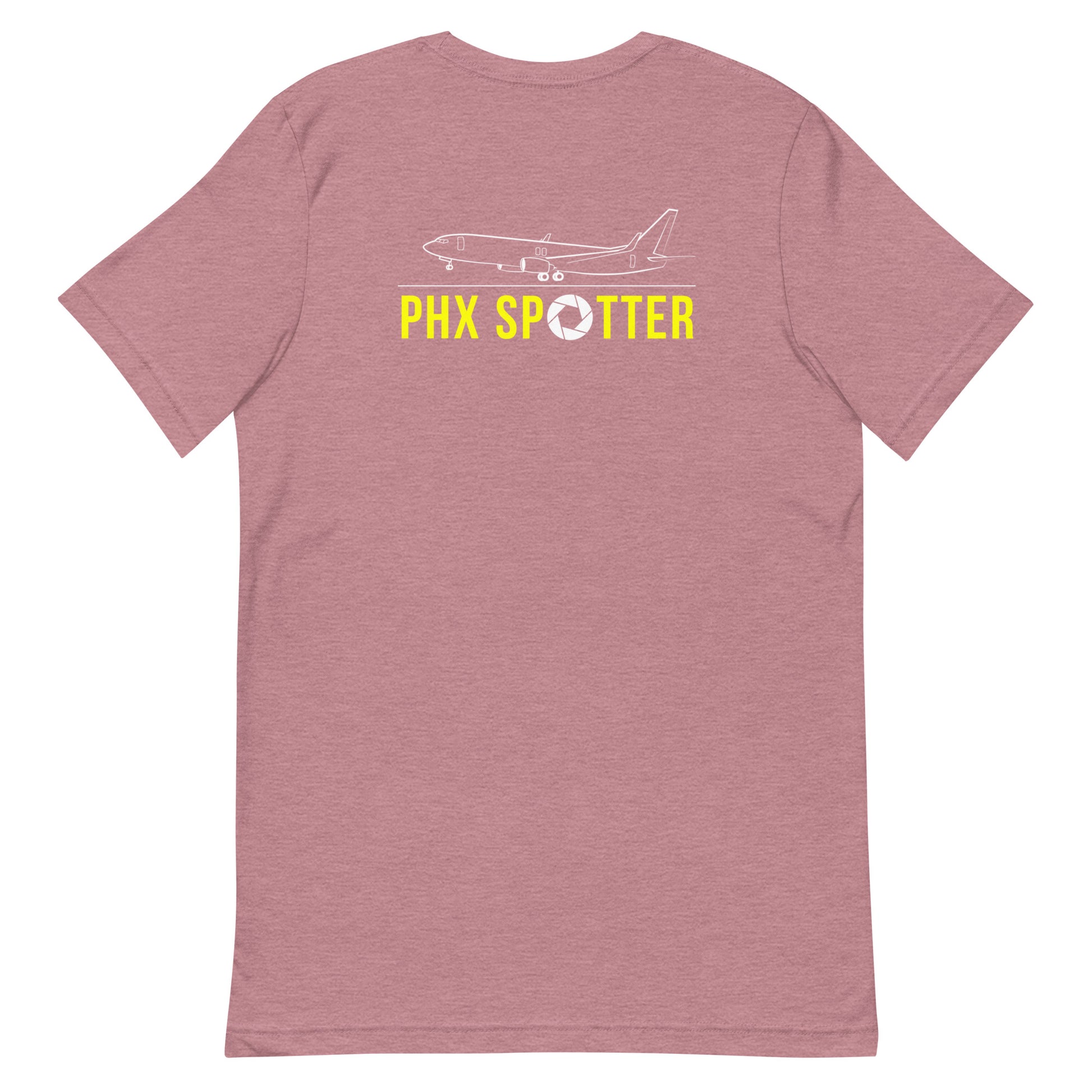 PHX Airplane Spotting Adult Unisex Short Sleeve T-shirt