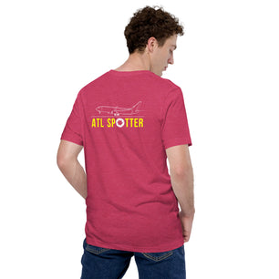 ATL Airplane Spotting Adult Unisex Short Sleeve T-shirt