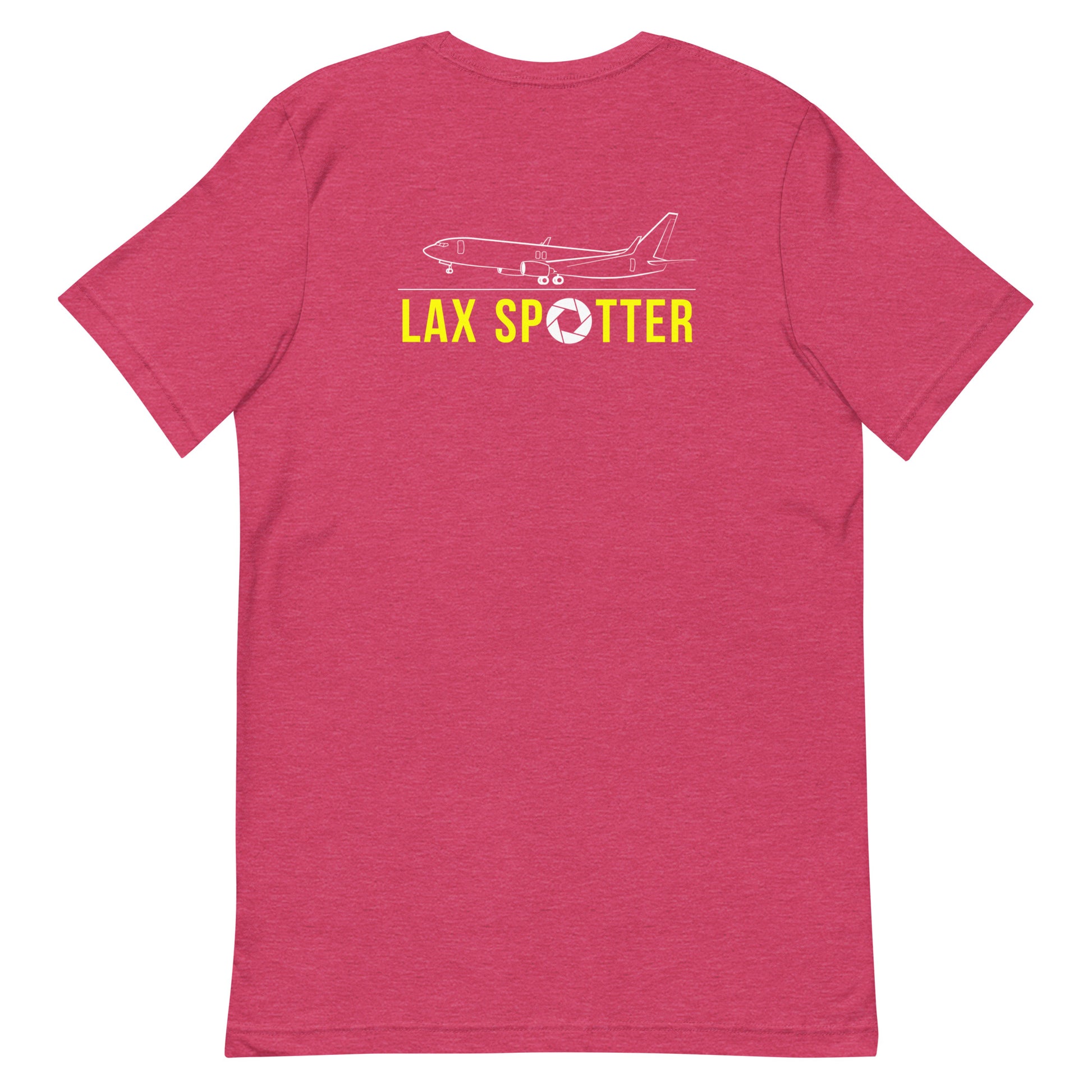 LAX Airplane Spotting Adult Unisex Short Sleeve T-shirt