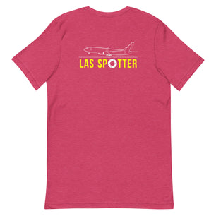 LAS Airplane Spotting Adult Unisex Short Sleeve T-shirt