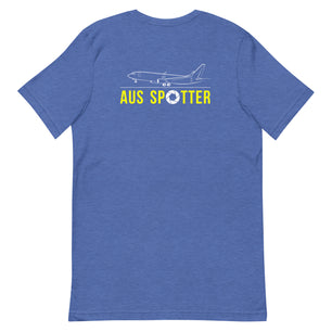 AUS Airplane Spotting Adult Unisex Short Sleeve T-shirt