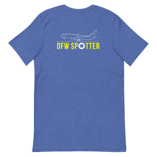 DFW Airplane Spotting Adult Unisex Short Sleeve T-shirt